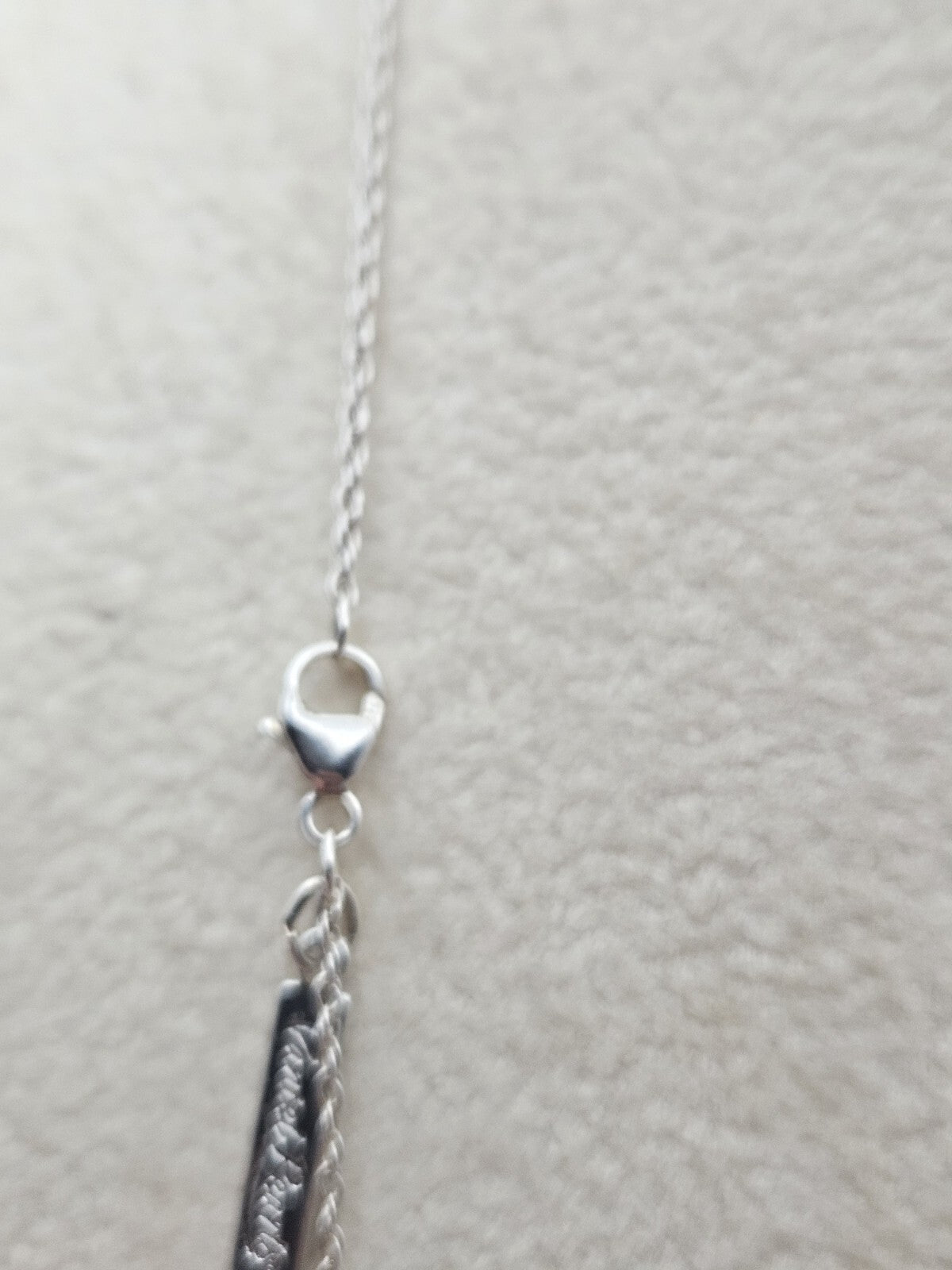 925 Sterling Silver win Double Pearls “Cherries” Pendant 17 Inches