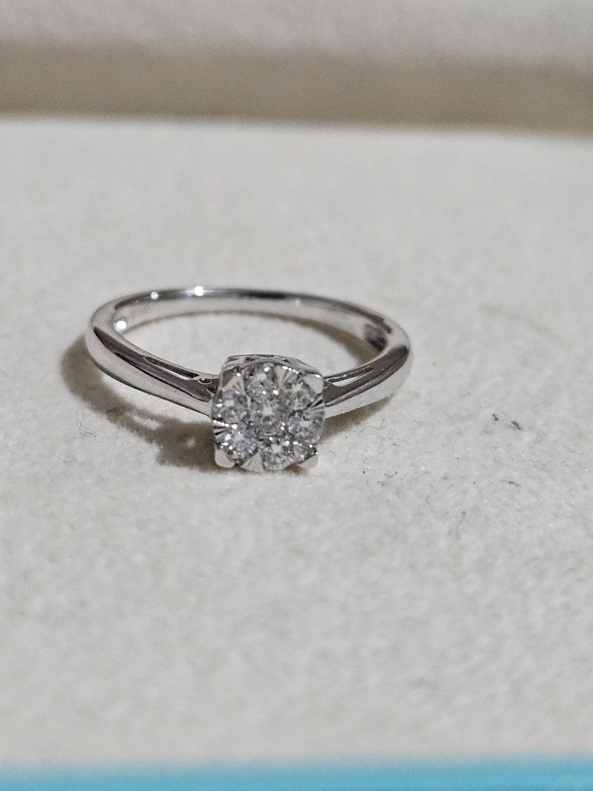 Round Brilliant Cut Simulated Diamond Ring Solitaire 14k White Gold Size 7