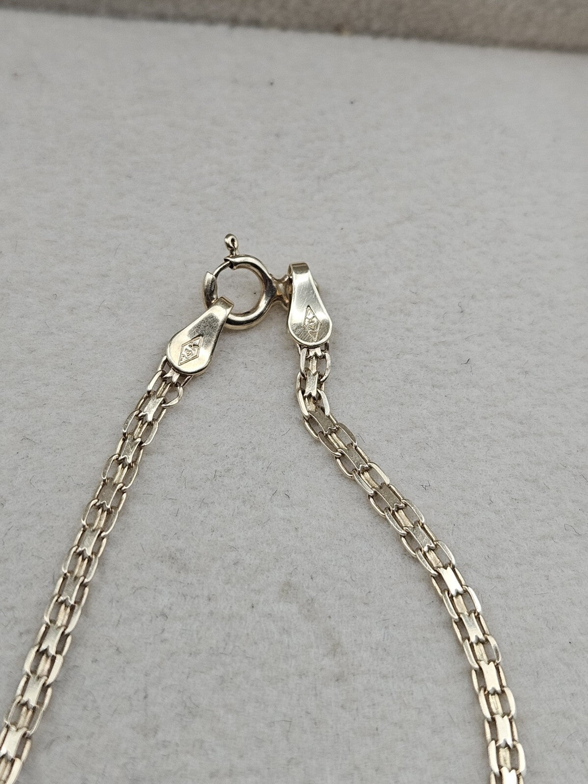 Ladies 14k Two-Tone Single Rose Bracelet Size 7.2" 2.2 Grams