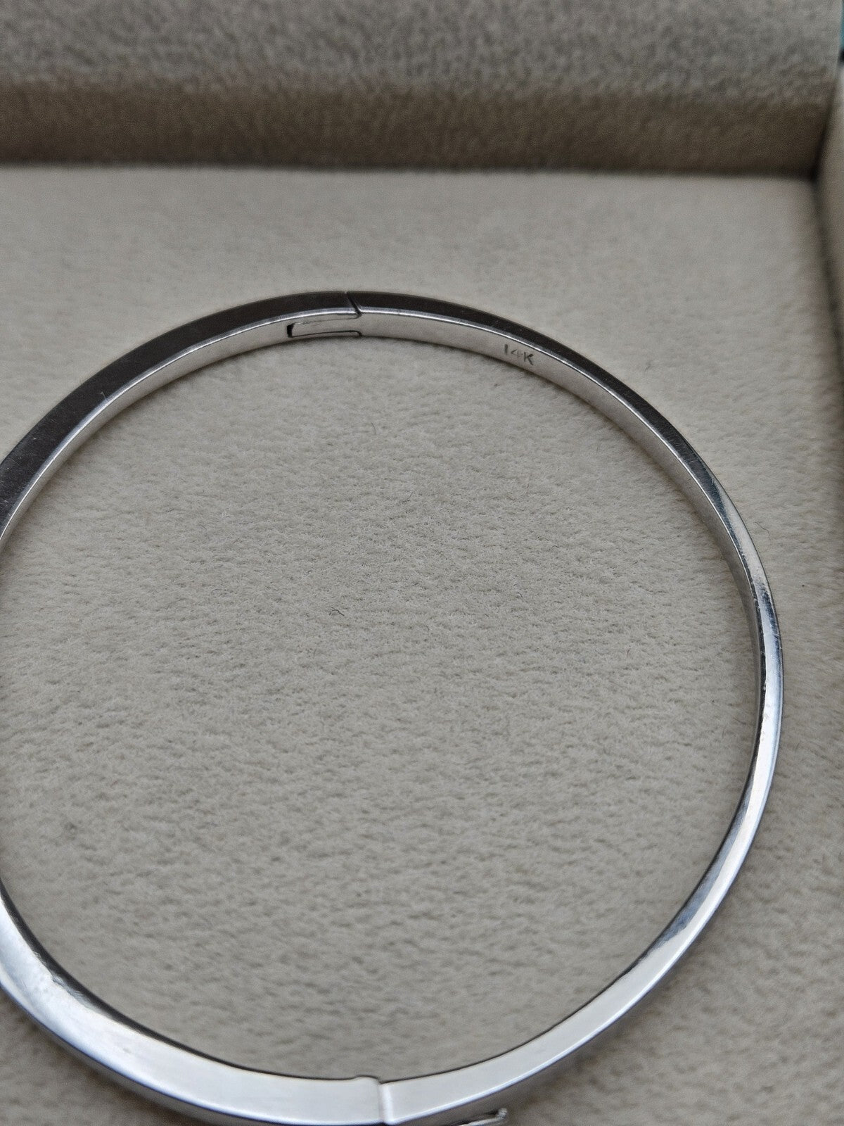 14k White Gold Bracelet With Brilliant Round Batural Diamond 0.4ct 10.7 Grams