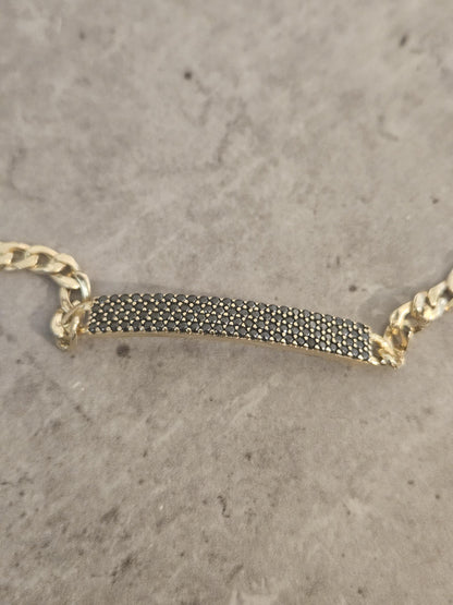 18k Real Yellow Gold Bracelet, Luxurious 18Kt Solid Gold Jewelry, Jewelry, Elegant 18Kt Solid Gold Bracelet, Gift for Her