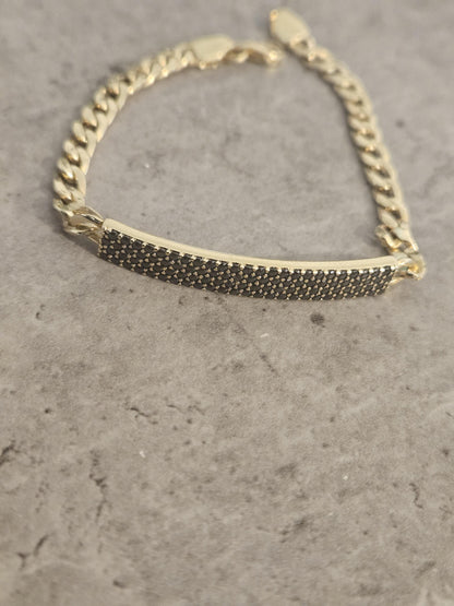 18k Real Yellow Gold Bracelet, Luxurious 18Kt Solid Gold Jewelry, Jewelry, Elegant 18Kt Solid Gold Bracelet, Gift for Her
