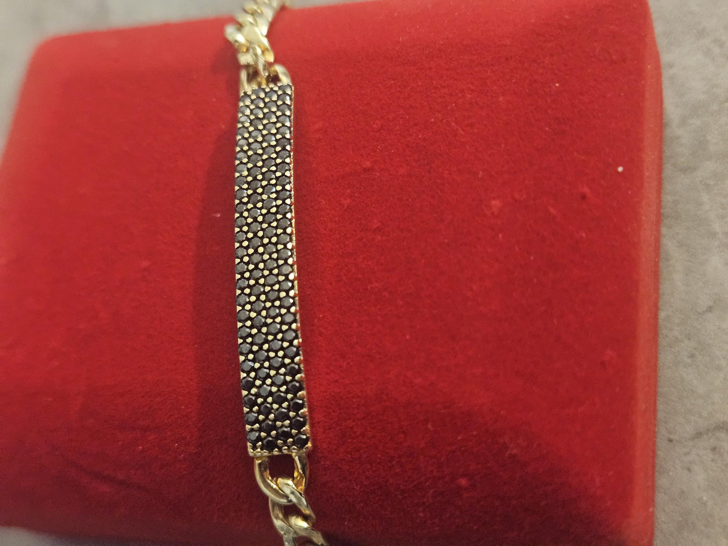 18k Real Yellow Gold Bracelet, Luxurious 18Kt Solid Gold Jewelry, Jewelry, Elegant 18Kt Solid Gold Bracelet, Gift for Her
