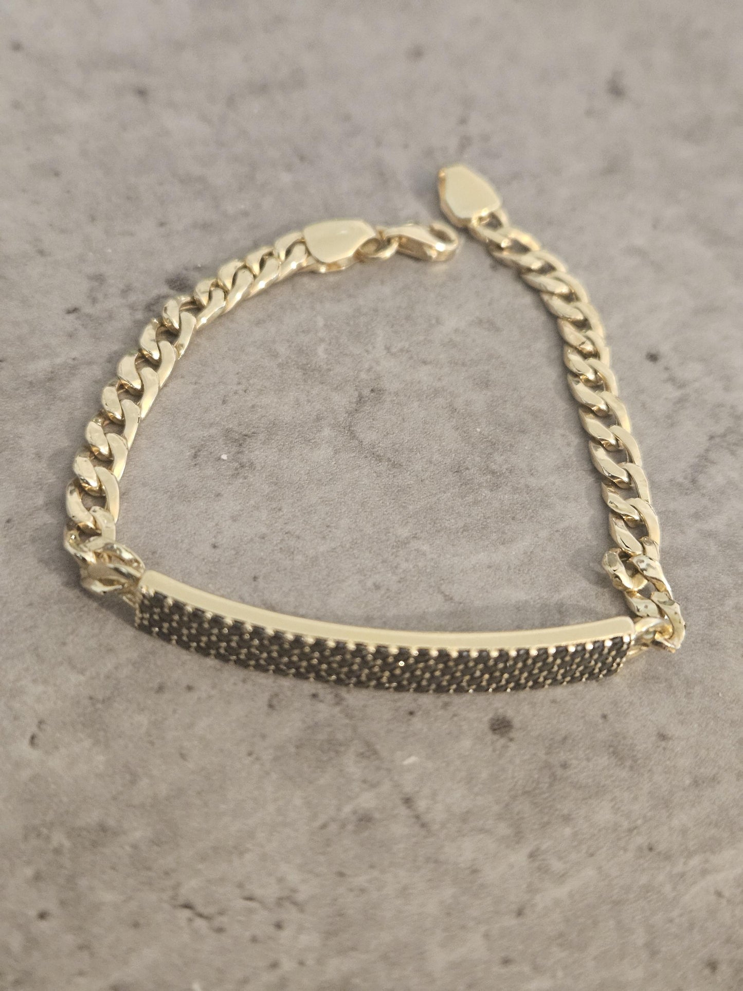 18k Real Yellow Gold Bracelet, Luxurious 18Kt Solid Gold Jewelry, Jewelry, Elegant 18Kt Solid Gold Bracelet, Gift for Her