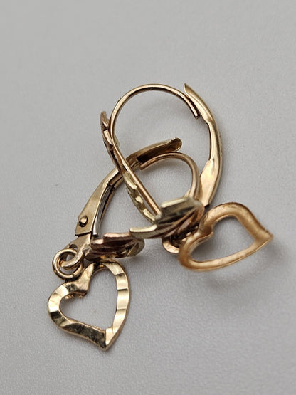 10kt Yellow Gold Black Hills Earring Top Dangle Findings Pair preowened