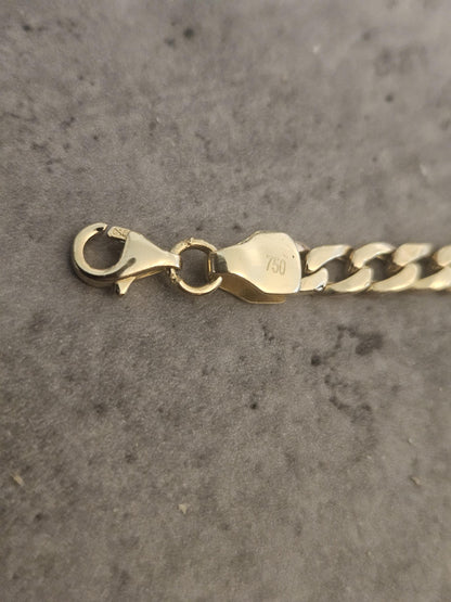 18k Real Yellow Gold Bracelet, Luxurious 18Kt Solid Gold Jewelry, Jewelry, Elegant 18Kt Solid Gold Bracelet, Gift for Her