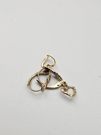 10kt Yellow Gold Black Hills Earring Top Dangle Findings Pair preowened