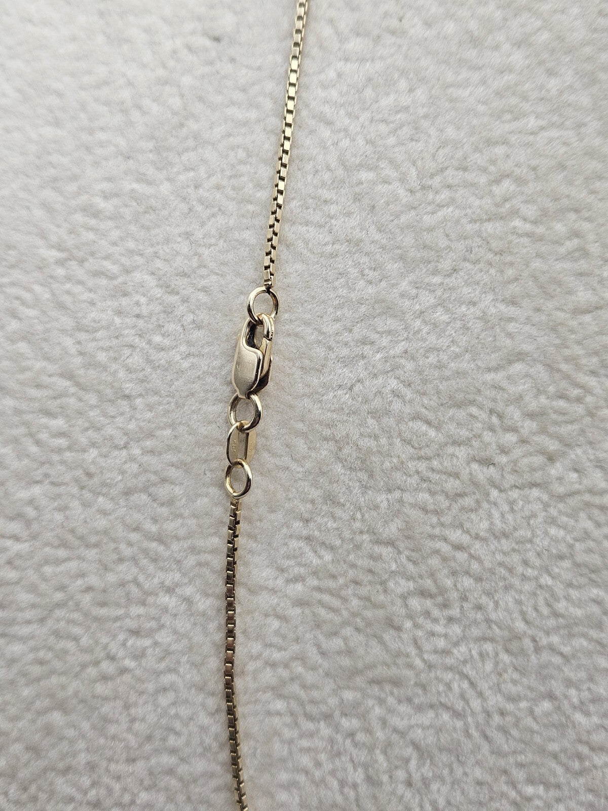 Solid 14k Yellow Gold Franco Square Box Chain Necklace 3.8grams 21"  ~1mm