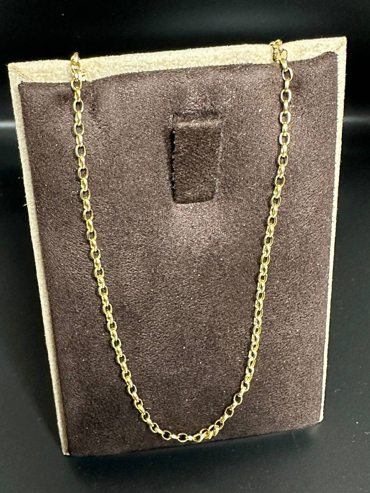 Elegant 18k Gold Necklace - Solid Gold Chain for Women - Luxury Anniversary Jewelry Gift - Real Gold Necklace - Gift for her