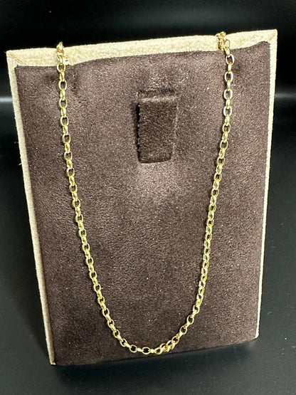 Elegant 18k Gold Necklace - Solid Gold Chain for Women - Luxury Anniversary Jewelry Gift - Real Gold Necklace - Gift for her