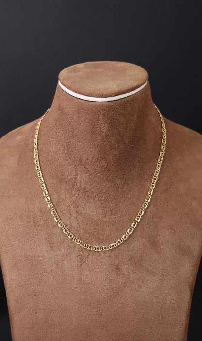 18k Gold Chain Necklace, Gold Layered Necklace, 18k Gold Chain Necklace, Solid Gold Necklace, Yellow Gold Chain, Anniversary Gifts