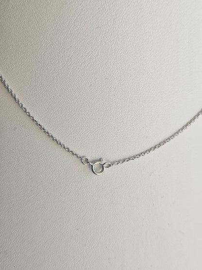 18K Solid Gold Heart Pendant Necklace, Minimalist Layering Jewelry, Gold Pendants Jewelry, White Authentic Real Solid 18k Gold, Gift for her