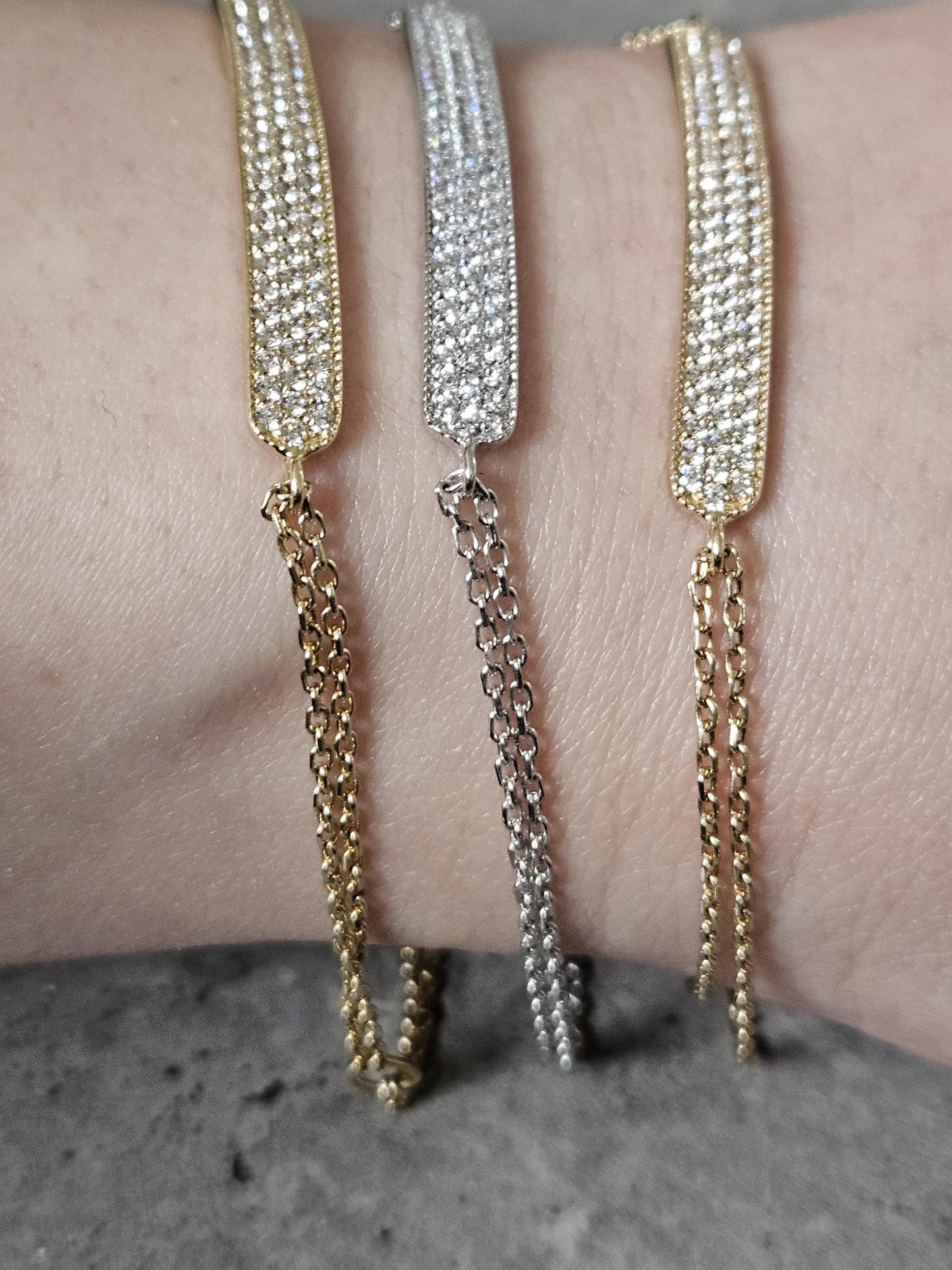18k Real Yellow Gold Bracelet, Women Jewelry, Luxurious 18K Solid Gold Jewelry,  Elegant 18kt Solid Gold Bracelet, Gift for Her Him