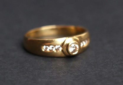 18k Gold Diamond Ring, 18k Diamond Ring, Yellow Diamond Ring, Gold Ring for women, Diamond Gemstone, Gold Diamond Ring, Gift for Her